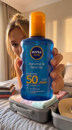 NIVEA Sun · label macro